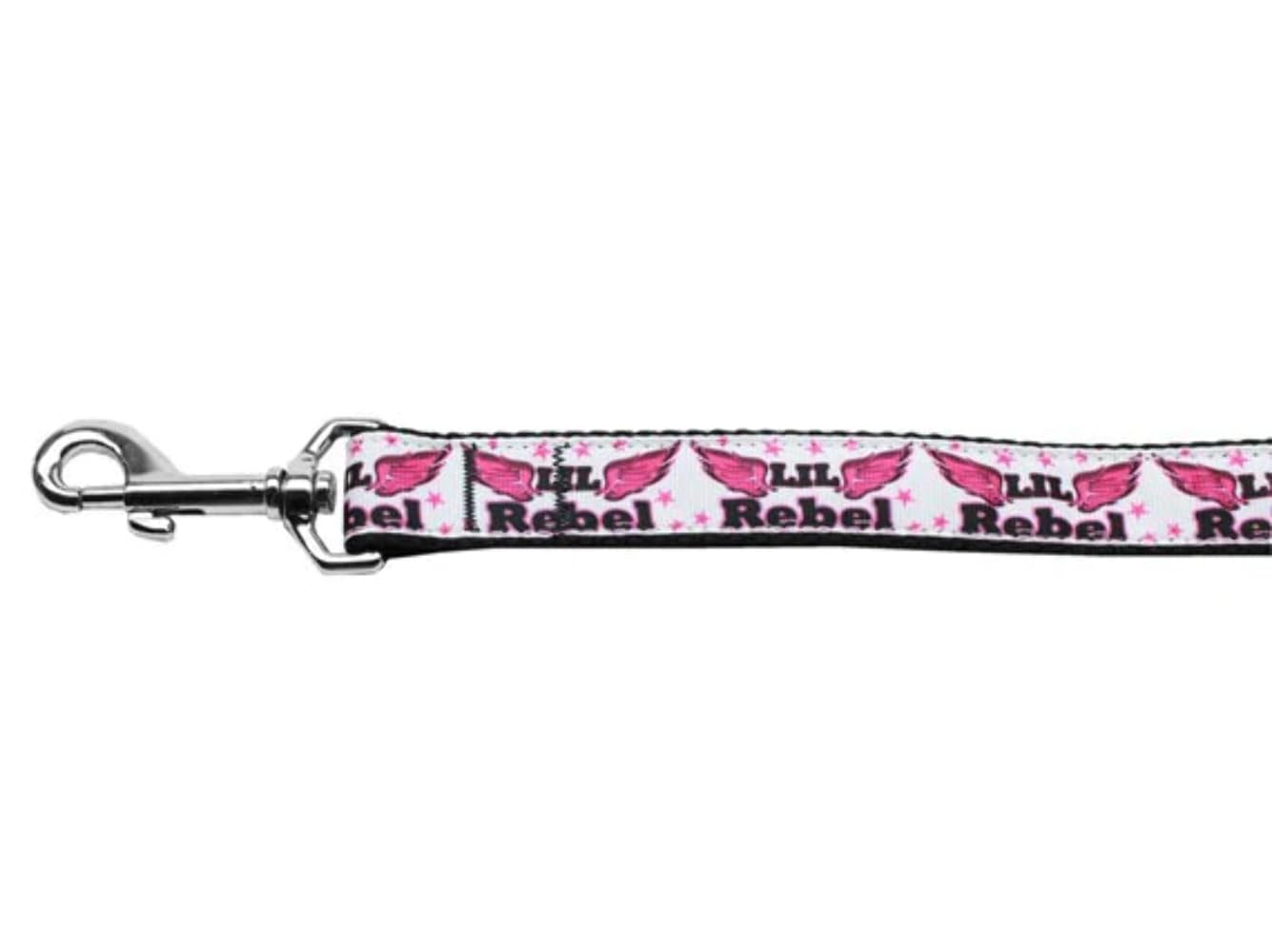 Pet Dog & Cat Nylon Collar or Leash, &quot;Lil Rebel&quot; LG Collar