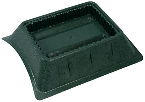 FloraCraft Plastic Floral Casket Saddle 3.5 Inch x 11.25 Inch x 14 Inch Green