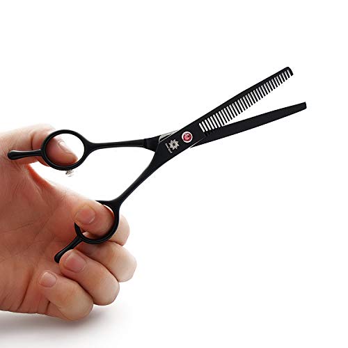 Dream Reach 7.0 Inch Professional Pet Cat Dog Grooming Shears Scissor, Straight, Curved, Thinning/Blending/Chunking Scissors Kit (Thinning Shear)