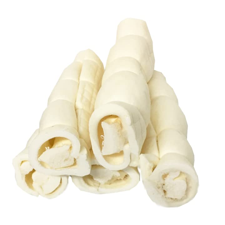 BULLYSTICKS & MORE Beef Cheek Rolls for Dogs - Extra Thick 10-12" - 3 Count - Premium No Hide Dog Treats