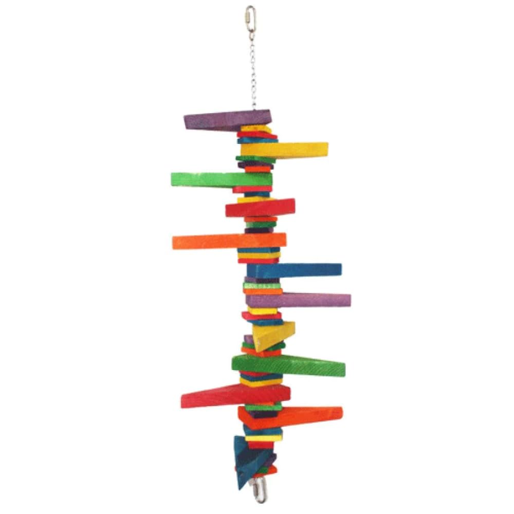 A&E Cage Company 52401392: Toy Hbk Wood Colored Blocks/Wedge