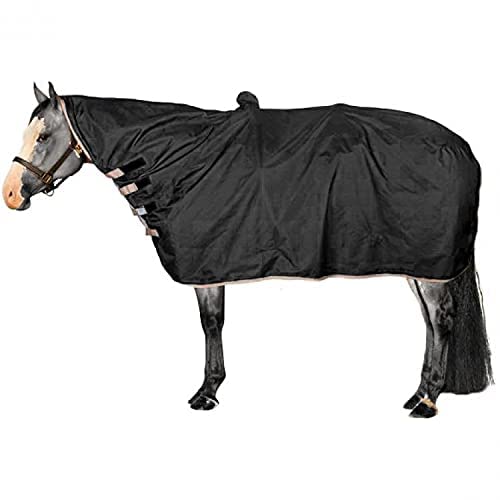 Showman Waterproof & Breathable Contoured Horse Show Rain Cover Sheet (X-Large (81''-86''))
