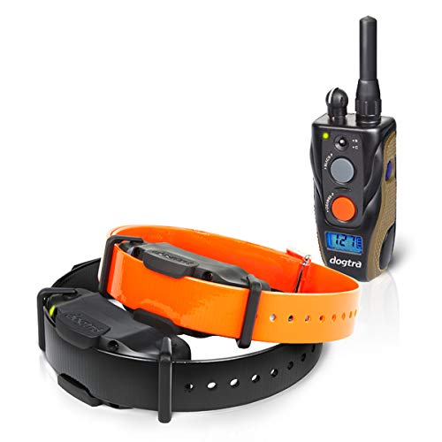 Dogtra 1902S 2-Dogs Remote Training Collar - 3/4 Mile Range, Ipx9K Waterproof, Rechargeable, 127 Training Levels, Vibration - In