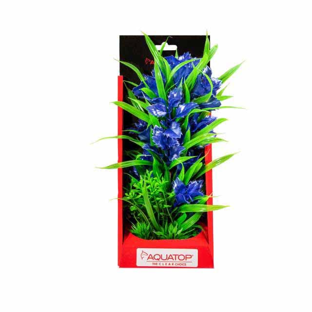 Aquatop 37388030: Vibrant Garden Plant Blue 10In