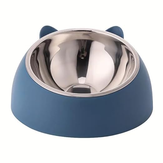 Elektriglow Feeding Bowls For Cats, Pet Dog Cat Feeding Bowl, Stainless Steel Cat Bowl Set Feeding, Cat Food Bowl, Stainless Ste