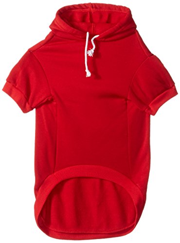 Mirage Pet Products 20-Inch It's All About Me Rhinestone Hoodies, 3X-Large, Red