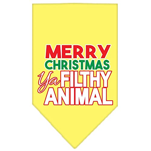 Mirage Pet Products 66-161 SMBR Ya Filthy Animal Screen Cocoa Print Bandana, Small