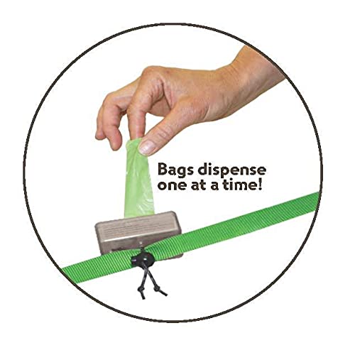 Neater Pet Brands Neater Bags Dog Waste Bag, No Rolls - Dog Poop Bags Dispense One At A Time, Doggie Poop Bag With Easy-Tie Hand