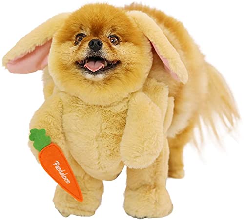 Pandaloon Dog Halloween Costume - As Seen On Shark Tank - Patented - Funny Costume With Arms For Small And Medium Dogs And Cats (Bunny, Size 3(17-19 In Height At Top Of Head,Girth<22 In))