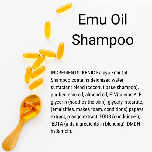 Kenic Kalaya Emu Oil Pet Shampoo, 17-Ounce, Yellow (K5710)