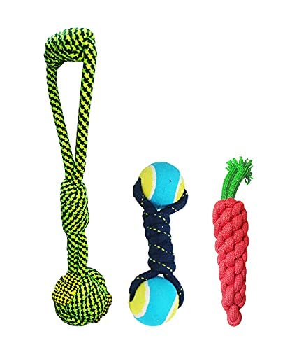 Dog Trust Dog Chew Toys | Rope Toys For Dogs | Puppy Chew Teething Toys | Durable Cotton Dog Toys For Playing And Teeth Cleaning