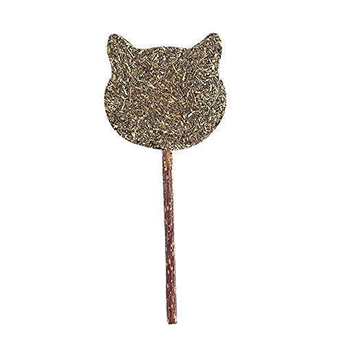 Rvpaws Natural Compressed Catnip With Silver Vine Lollipop Cat Toy With Stick (Pack Of 1)