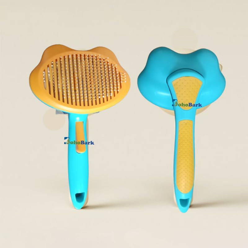 Bohobark Slicker Dog Comb Brush Pet Grooming Brush Daily Use To Clean Loose Fur & Dirt Great For Dogs And Cats With Medium Long 