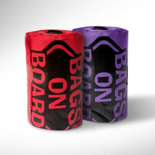 Bags On Board Dog Poo Bags | Strong, Leak Proof Dog Waste Bags | Triple Berry Scent | 140 Bags
