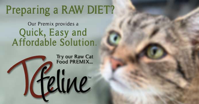 TCfeline RAW Cat Food Premix/Supplement to Make a Homemade, All Natural, Grain Free, Holistic Diet - with Beef Liver (Trial 4.2