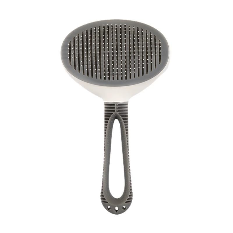 Nestic Pet Grooming Brush SelfCleaning Slicker Comb For Cats And Dogs OneClick Hair Removal Plastic Pet Comb Suitable For All