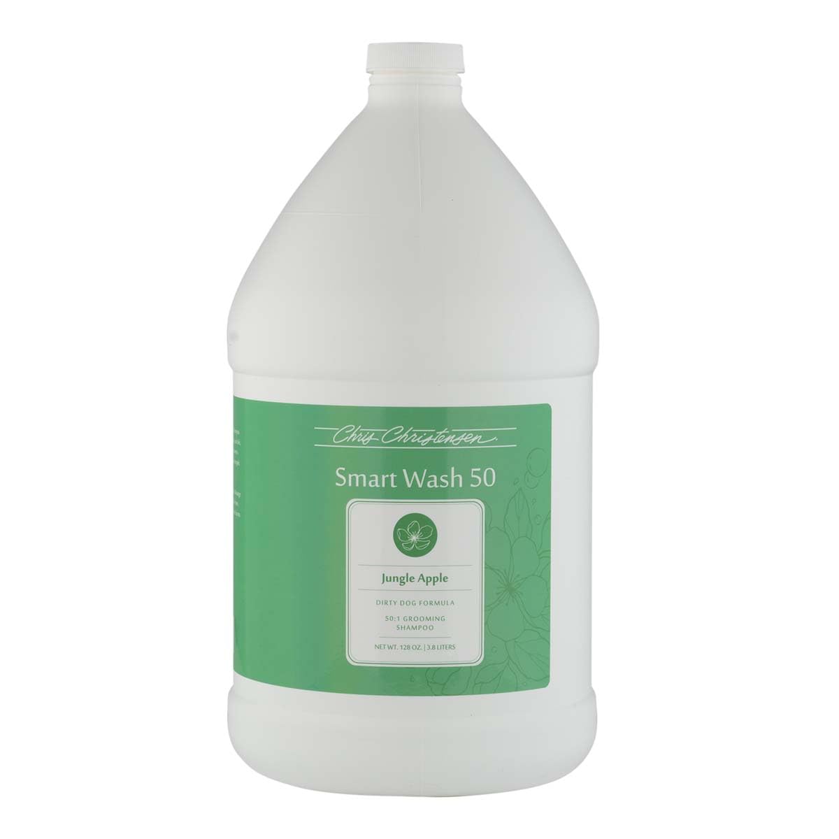 Chris Christensen SmartWash 50 Grooming Shampoo Jungle Apple, Groom Like a Professional, Delightfully Fragranced and Concentrate