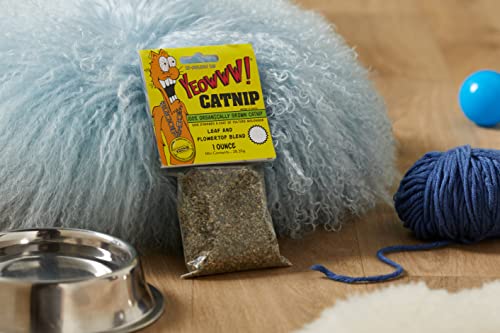 Yeowww! Catnip 1 Ounce 4 Pack | Pure Leaf and Flowertop | for Cats and Kittens