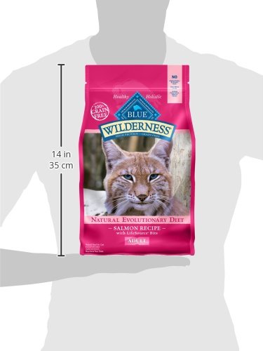 Blue Buffalo Wilderness Natural Adult Dry Cat Food, High-Protein and Grain-Free Diet, Supports Healthy Muscle Development and a