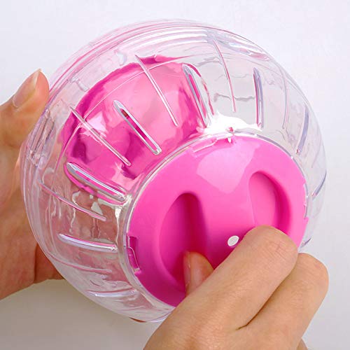 Mini New Cute Dwarf Hamster Running Ball 4.7 Inches Crystal Ball For Hamsters Small Silent Exercise Wheel Small Cage Accessories