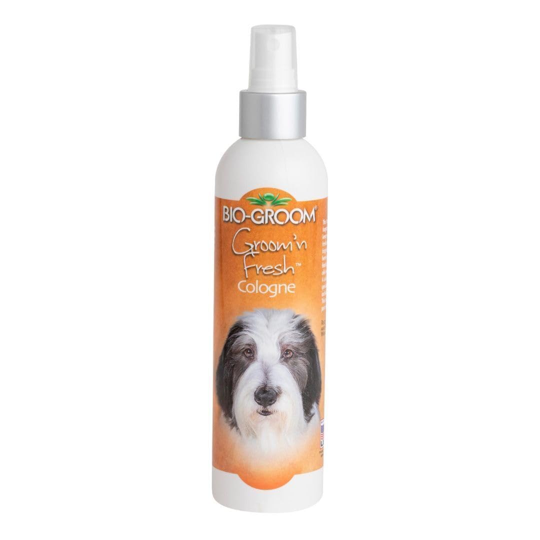 Bio-Groom Groom'N Fresh Dog Cologne - Deodorizing Spray, Dog Bathing Supplies, Puppy Wash, Cat & Dog Grooming Supplies, Cruelty-Free, Made In Usa, Dog Perfume - 8 Fl Oz 2-Pack