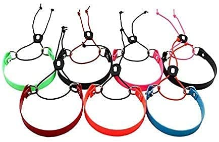 Full Grip Supply Surefit 3/4' Biothane E-Bungee Collar Small 8'-16' Neck Size Quick On/Off E-Collar Strap Fits Educator Dogtr
