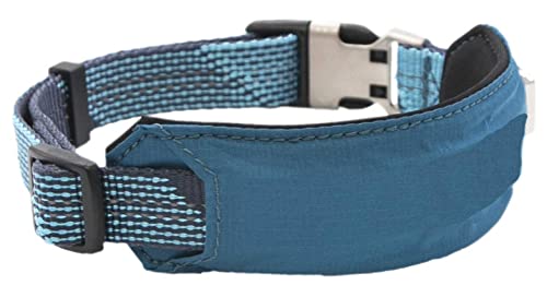 Pet Life Geo-Prene Shock Absorbing Neoprene Reflective Dog Leash And Collar, Md, Blue