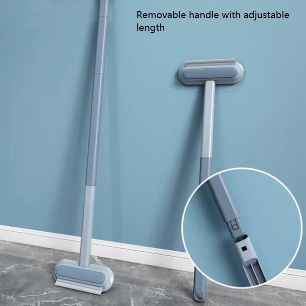 4 In 1 Window Screen Cleaning Brush, Multifunctional Pet Hair Removal Brush And Squeegee, Dog & Cat Hair Cleaner Brush And Hair