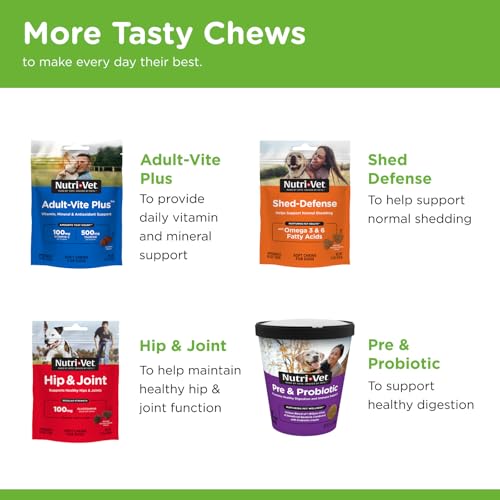 Nutri-Vet grass guard chewables For Dogs - Prevent Lawn Burn From Dog Urine - 365 count
