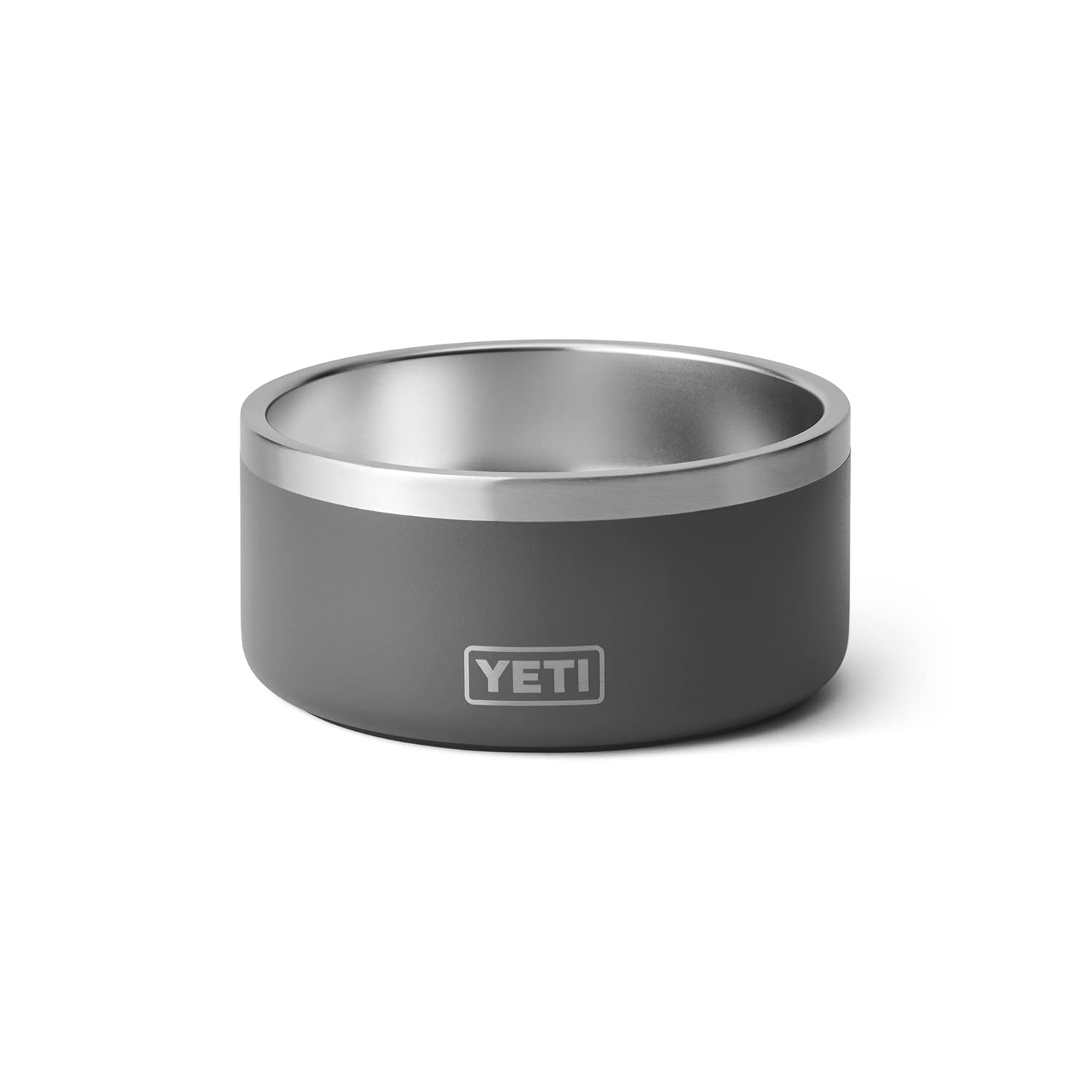 YETI Boomer 4, Stainless Steel, Non-Slip Dog Bowl, Holds 32 Ounces, Charcoal