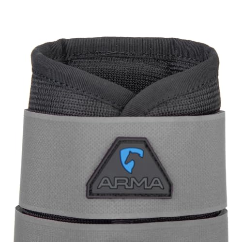 Shires Arma Air Motion Brushing Boots (Grey, Pony)