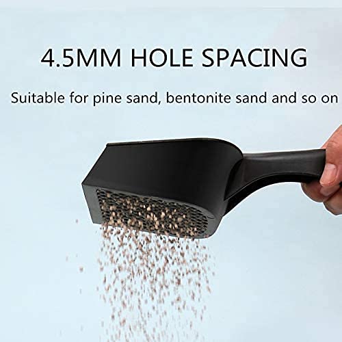 Cat Litter Scoop Reptile Terrarium Fine Sand Pet Poo Shovel Scooper Little Sifter Kitty Bedding Cleaner Net Hole: 4.5Mm