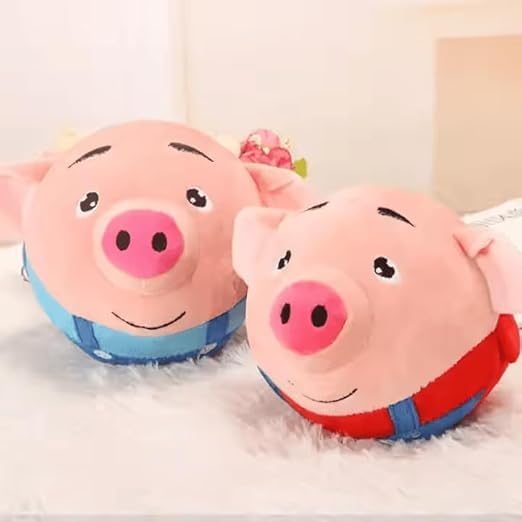 Interactive Pet Plush Toy, Talking Singing Cartoon Pig, Moving Dog Cat Toy, Washable