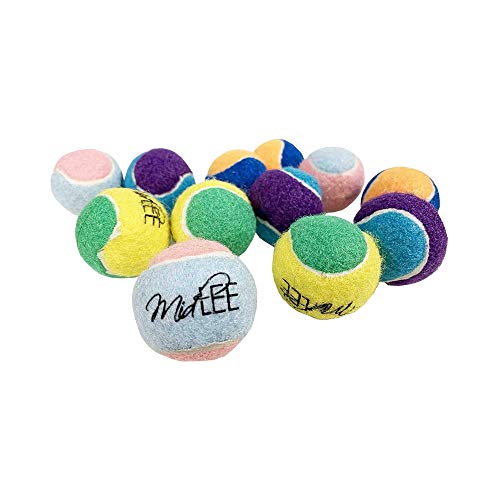 Midlee X-Small Dog Tennis Balls 1.5'' Pack Of 12 (Assorted, 1.5 Inch)