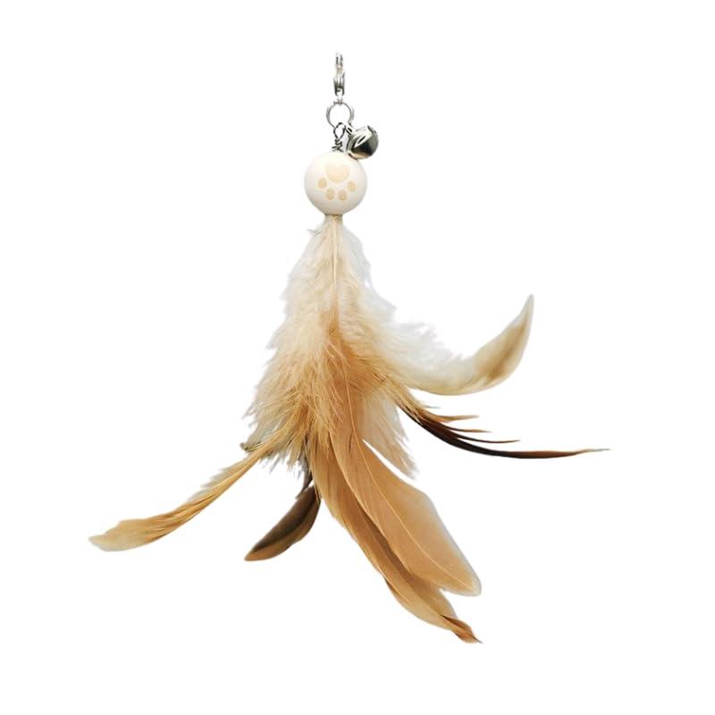 Cutie Paw Pal Interactive Play Set - Set Of 5 Replacement Toys: Mouse, Duck, Feathers, Balls & Worm Heads - Engaging Cat Toys Wi