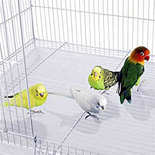 Lot Of Breeding Bird Flight Cages For Canary Parakeet Aviaries Budgies Lovebird Finch (24' White Divider)