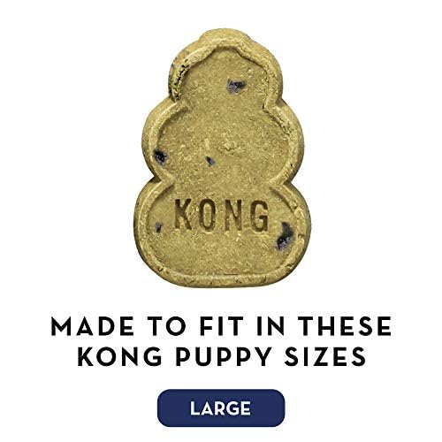 KONG - Snacks - All Natural Dog Treats Classic Rubber Toys - Puppy Recipe for Large Puppies (11 Ounce)