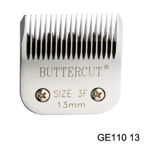 Geib Buttercut Stainless Steel Dog Clipper Blade, Size-5F, 1/4-Inch Cut Length,Red