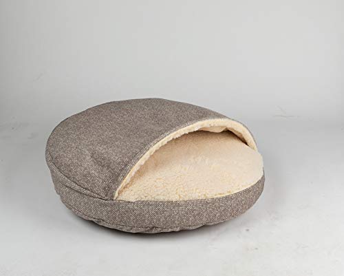 Snoozer Luxury Orthopedic Cozy Cave Pet Bed, Showdog Collection, Small - Merlin Linen