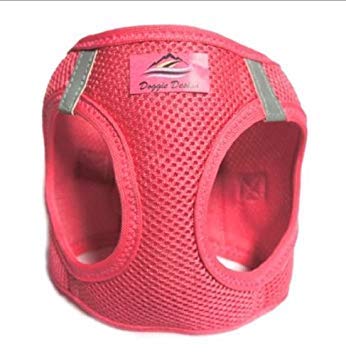 DOGGIE DESIGN American River Ultra Choke-Free Harness (Pink, Small (Chest 13-16 Weight 6-11 Lbs))
