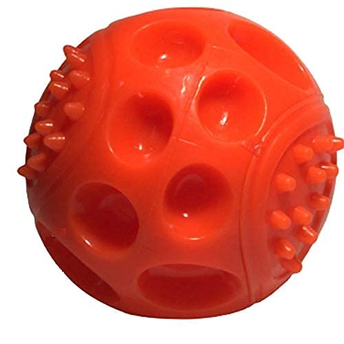 Dog Trust India (Made In India) Musical Rubber Squeeze Ball With Spidog Trusts For Dogs