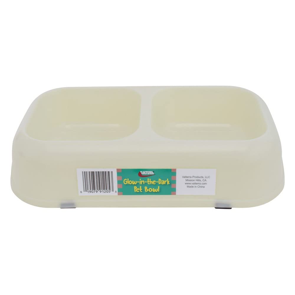 Valterra A10-2005 Glow-In-The-Dark Pet Bowl - Twin Bowl, Medium