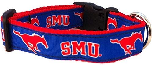 College Dog Collar (Medium, SMU)