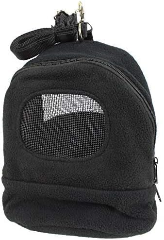 Kucci Carry Pouch - Fleece Travel Bonding Carrier Bag - For Sugar Gliders, Squirrels, Marmosets, Hamsters, Rodents, Rats, Reptil