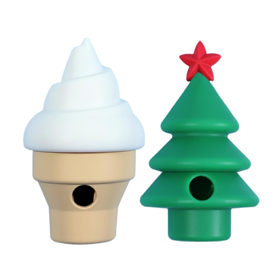 Dog Enrichment Toys Silicone Shape Lightweight Resistant Interactive Treat Dispensing Dog Puzzle Toy Dental Cleaning and Gum Mas