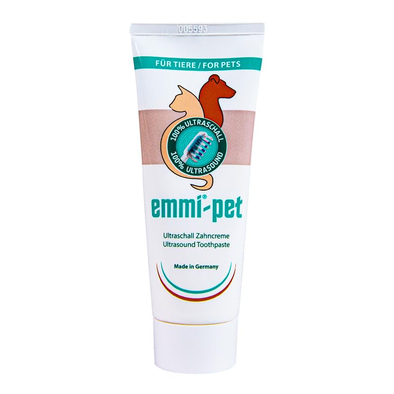 Emmi-pet Ultrasonic Toothpaste with Nano-Bubbles (New Extra mild Formulation, Vegan, paraben Free)