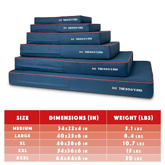 The Dogs Bed Orthopedic Memory Foam Dog Bed, Large Grey Fur 40x25, Pain Relief for Arthritis, Hip & Elbow Dysplasia, Post Surger