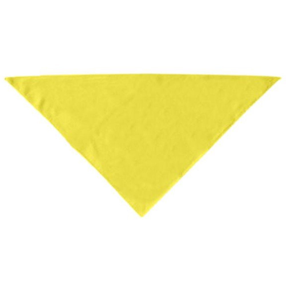 Mirage Pet Products Plain Bandana, Small, Yellow