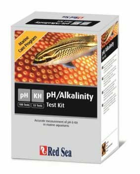 Red Sea Fish Pharm Are21455 Marine Care Program Ph/Alkalinity Test Kit For Aquarium, 100 Tests