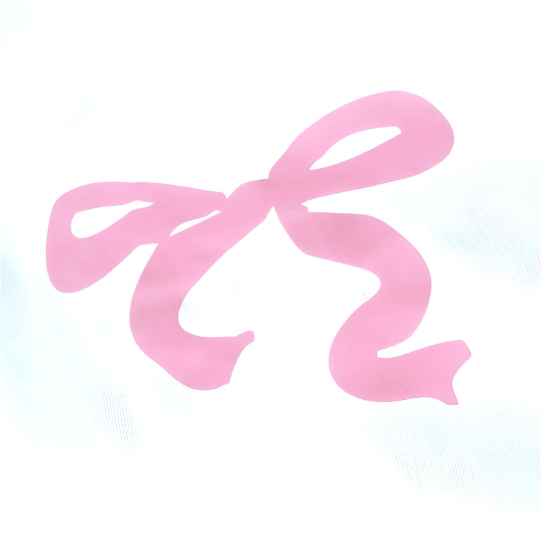 Dog T-Shirt Tee Clothes Vest Lightweight Stretchy Soft Cool Breathable Puppy (Pink Bow, Large)